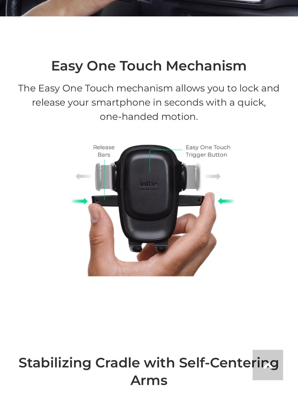 iOttie One Touch 6  Car Air Vent Phone Mount